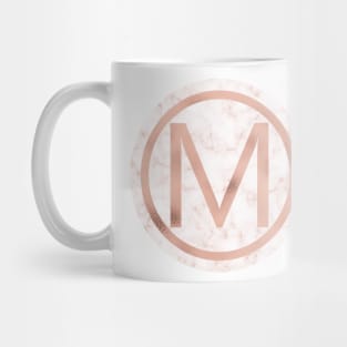 Rose Gold Marble Mu Mug